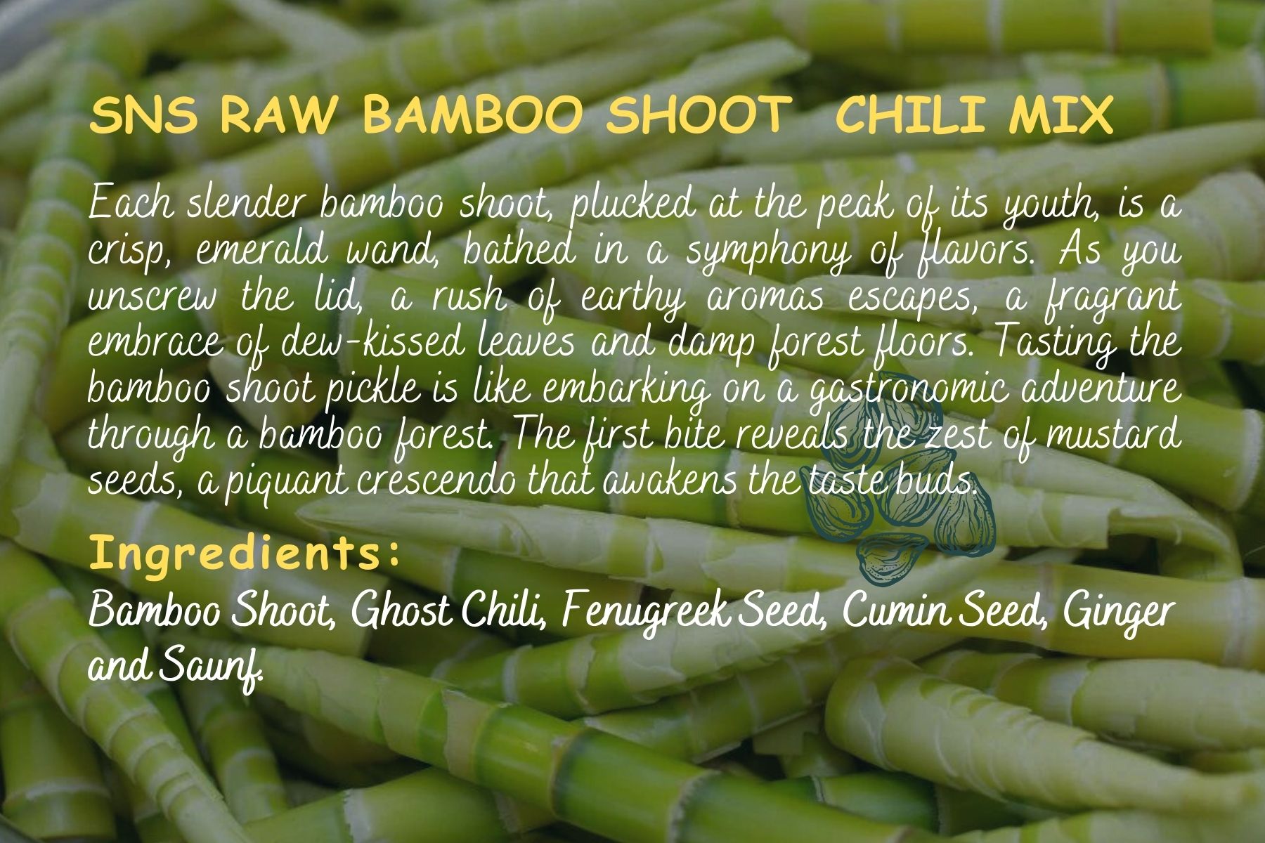 SNS Raw Bamboo Shoot Chili Mix - Image 2